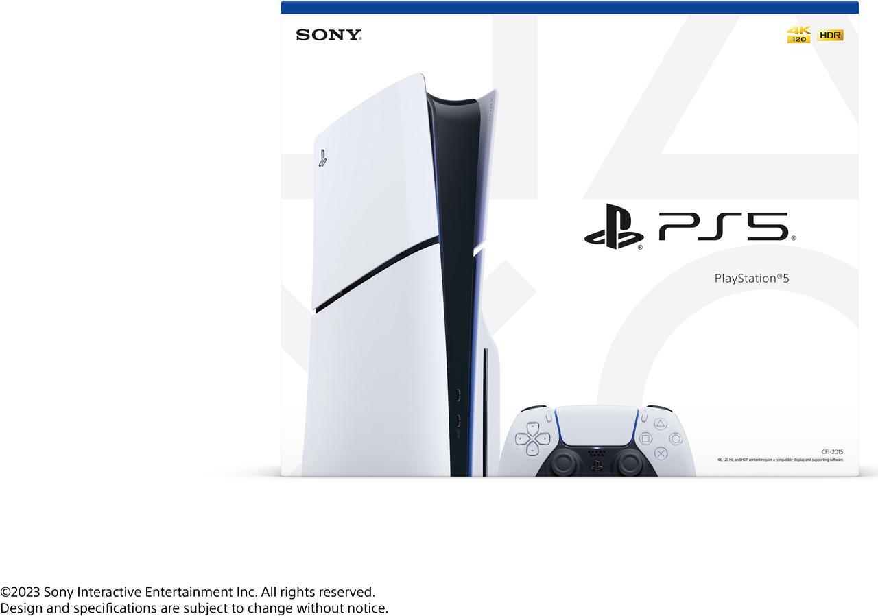 Alt view image 5 of 7 - PlayStation 5 Slim Disc console