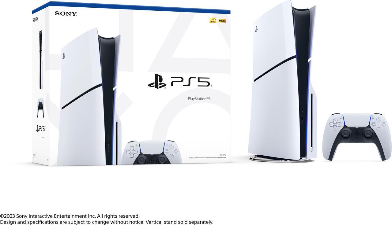 Alt view image 4 of 7 - PlayStation 5 Slim Disc console