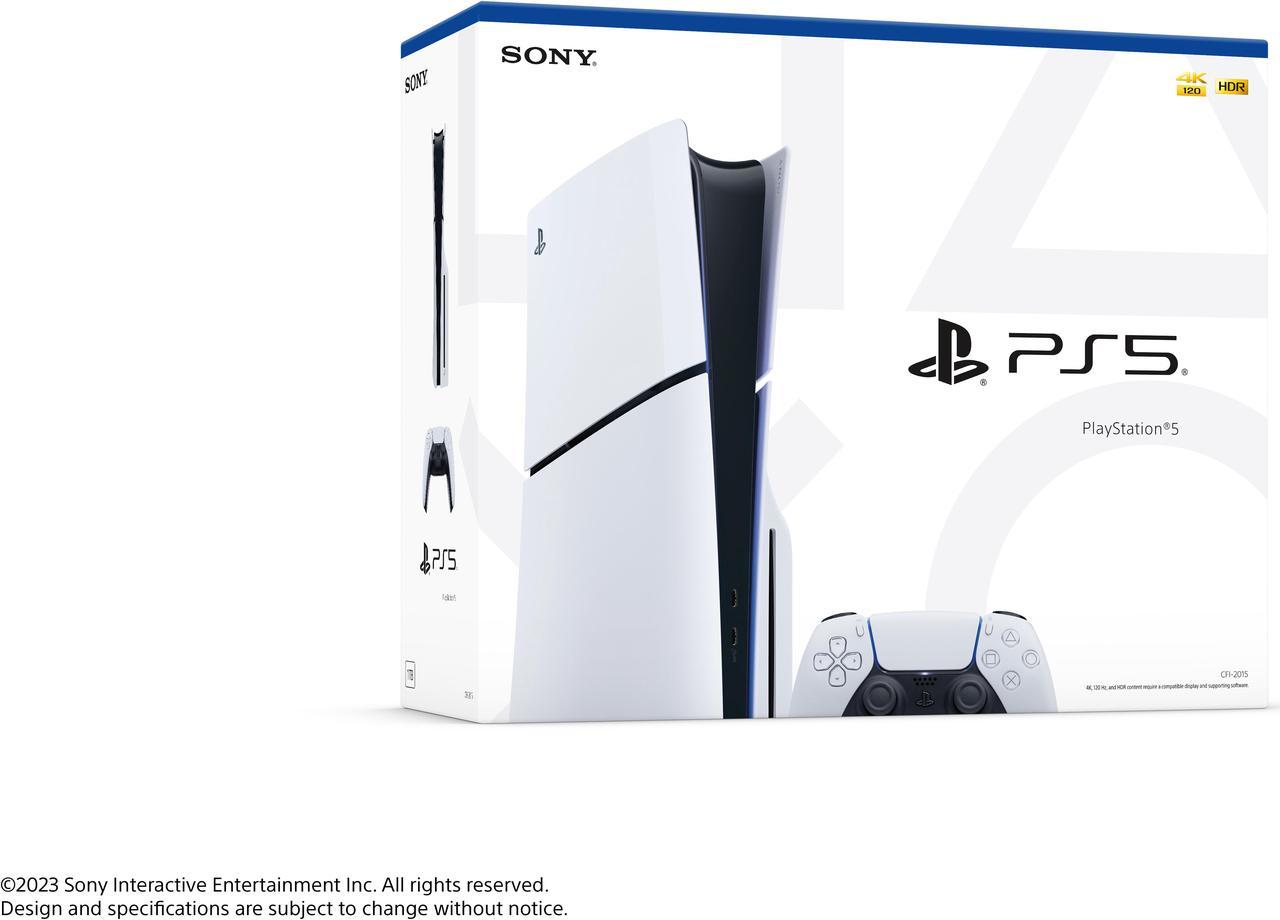 Alt view image 6 of 7 - PlayStation 5 Slim Disc console
