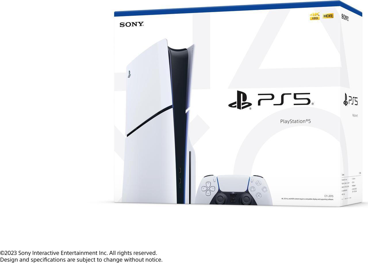 Alt view image 7 of 7 - PlayStation 5 Slim Disc console