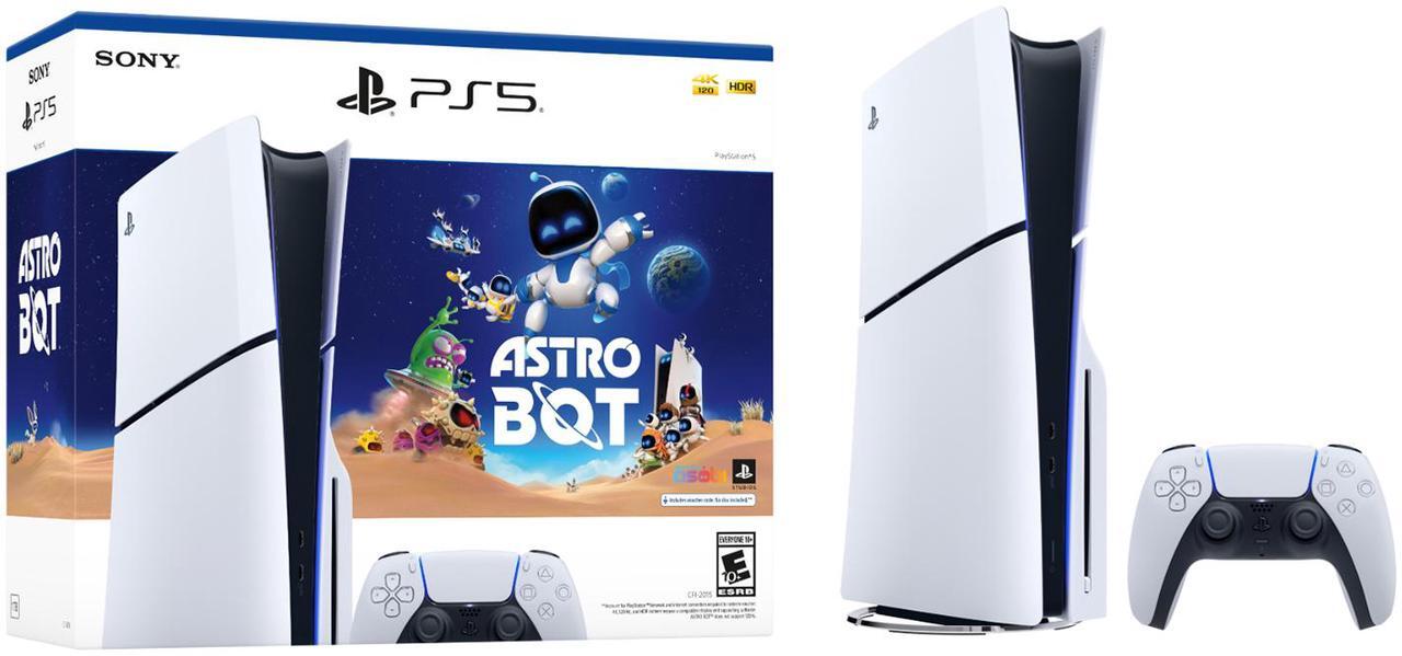 Alt view image 2 of 4 - PlayStation®5 Disc Console - ASTRO BOT Bundle 1TB