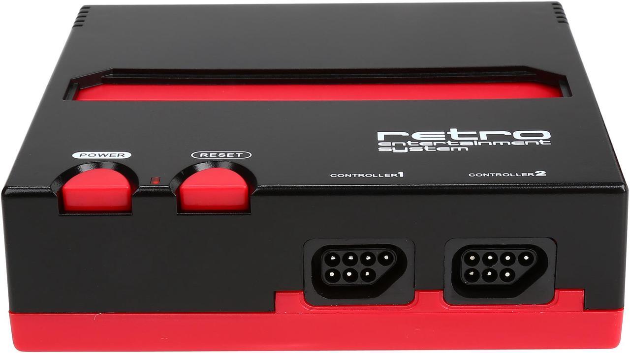 Alt view image 2 of 10 - Retro-Bit Original NES Console 8 Bit Top Loader Black/Red Retro Entertainment System