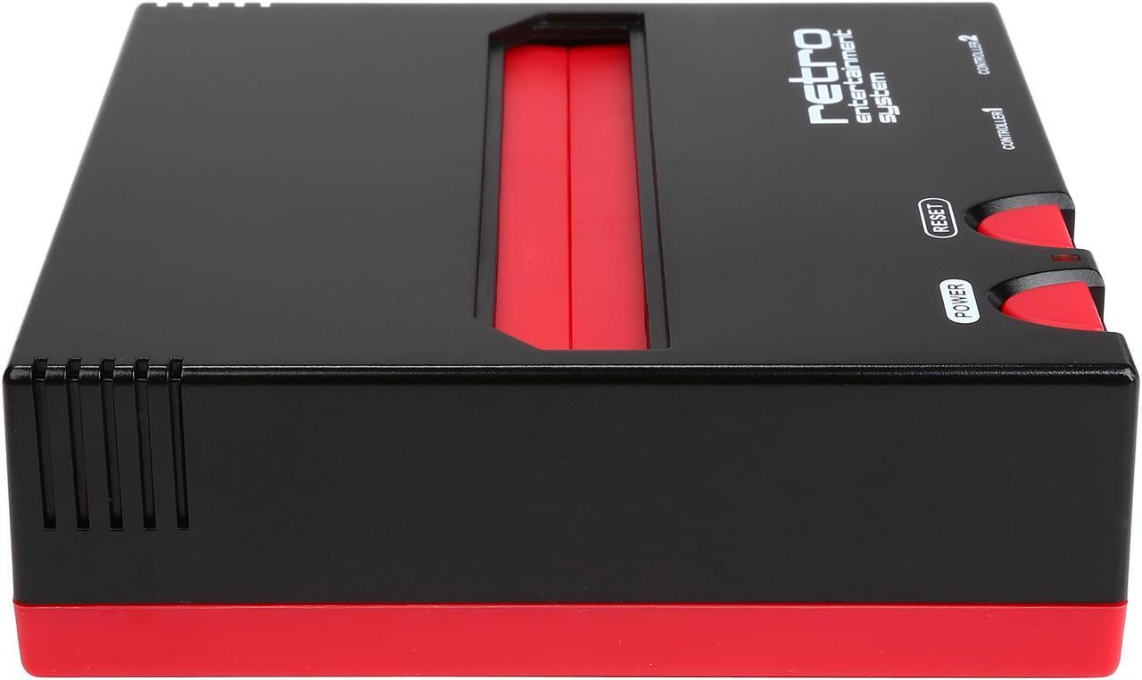 Alt view image 3 of 10 - Retro-Bit Original NES Console 8 Bit Top Loader Black/Red Retro Entertainment System