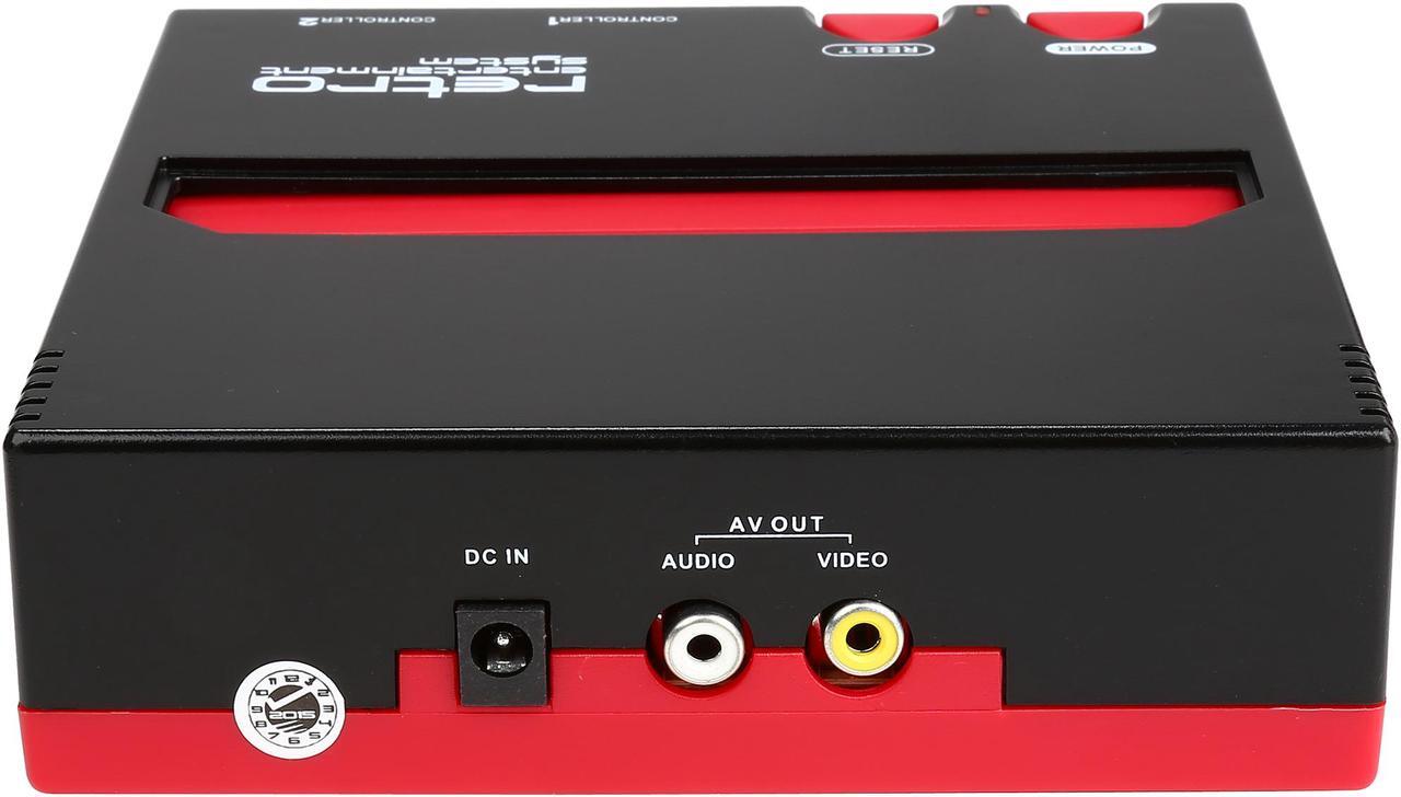 Alt view image 4 of 10 - Retro-Bit Original NES Console 8 Bit Top Loader Black/Red Retro Entertainment System