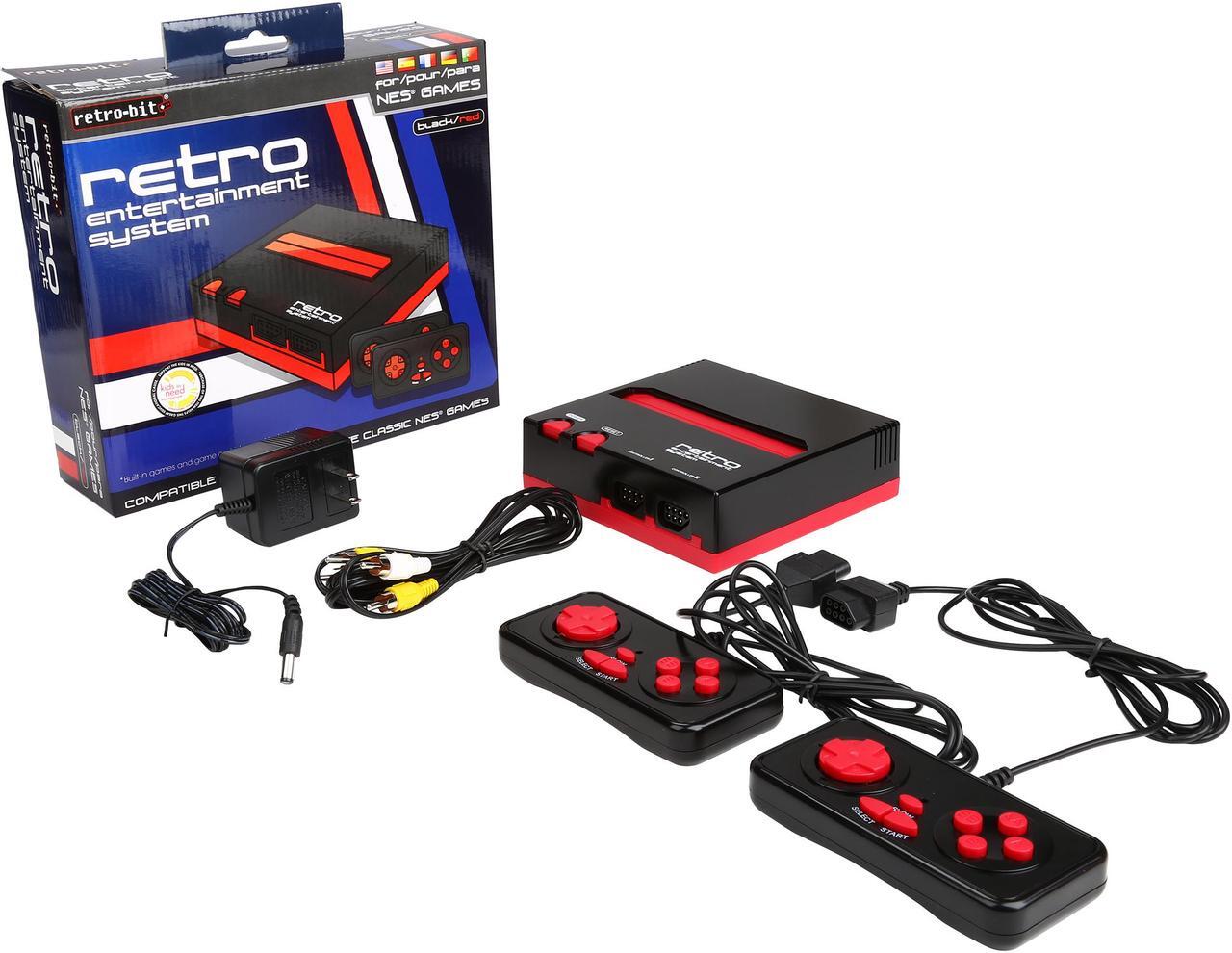 Alt view image 10 of 10 - Retro-Bit Original NES Console 8 Bit Top Loader Black/Red Retro Entertainment System