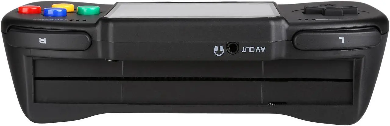 Alt view image 6 of 9 - Retro-Bit NES & SNES RetroDuo Portable Handheld Console V2.0 CORE Edition Black