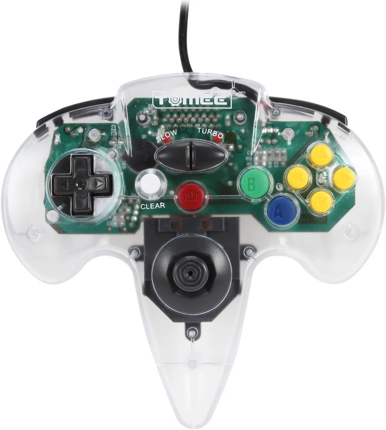 Alt view image 2 of 7 - Tomee N64 Controller (Clear)