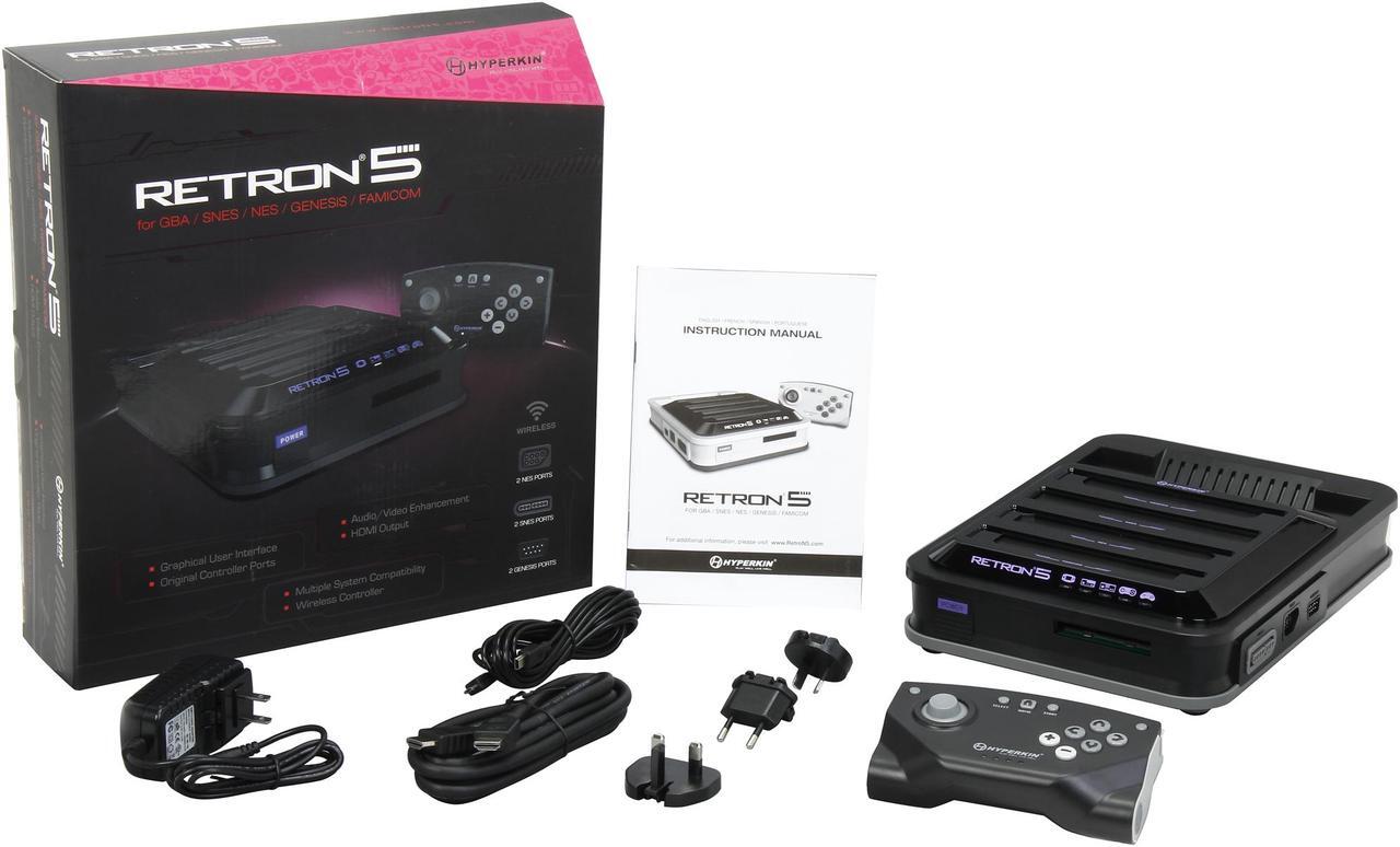 Alt view image 12 of 12 - Hyperkin RetroN 5 Gaming Console - (Black)