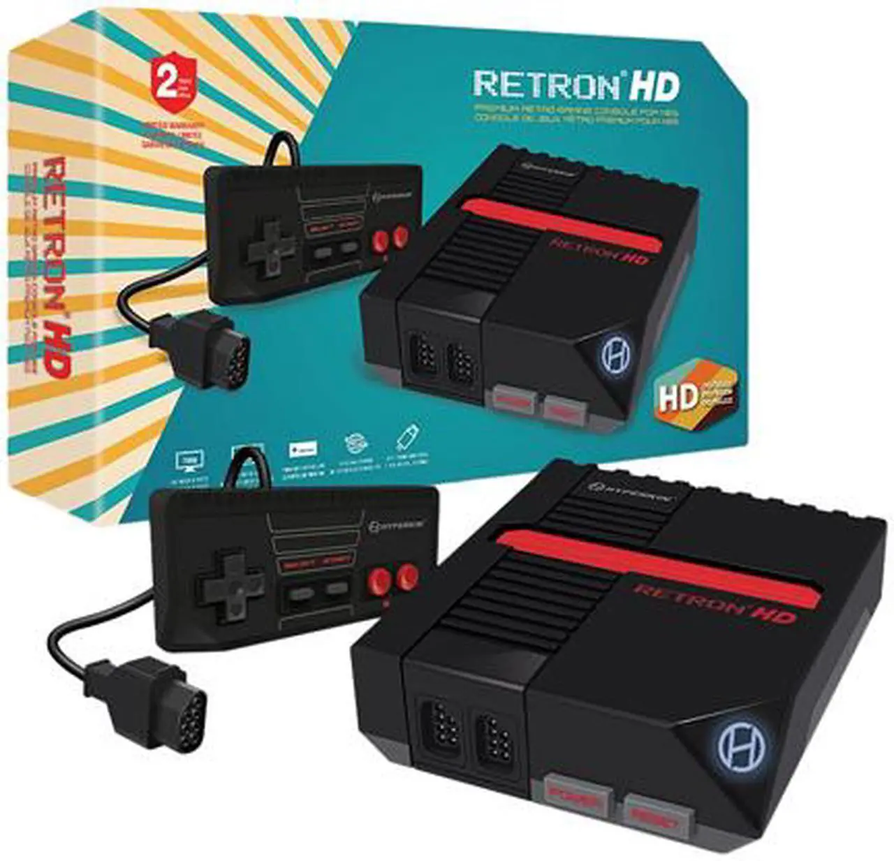 Alt view image 3 of 4 - Hyperkin RetroN 1 HD Gaming Console for NES - Black