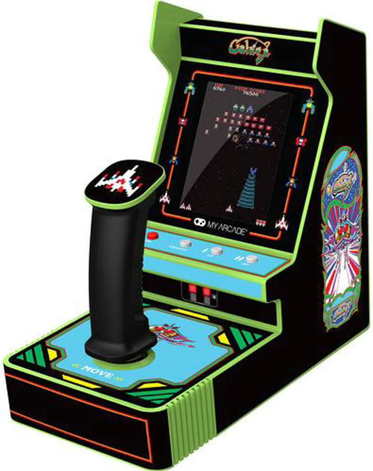 Main image of My Arcade Galaga/Galaxian Joystick Player  DGUNL-7000
