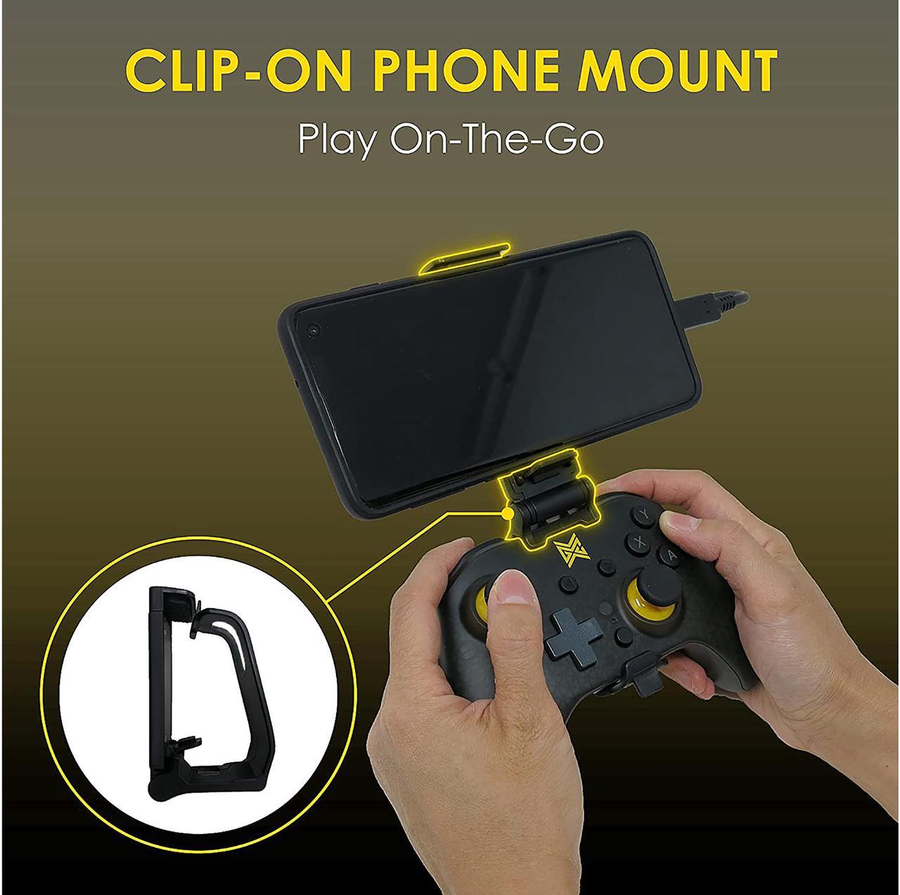 Alt view image 7 of 6 - Mobile Gaming Corps Scorpa Wired Mobile & PC Gaming Controller