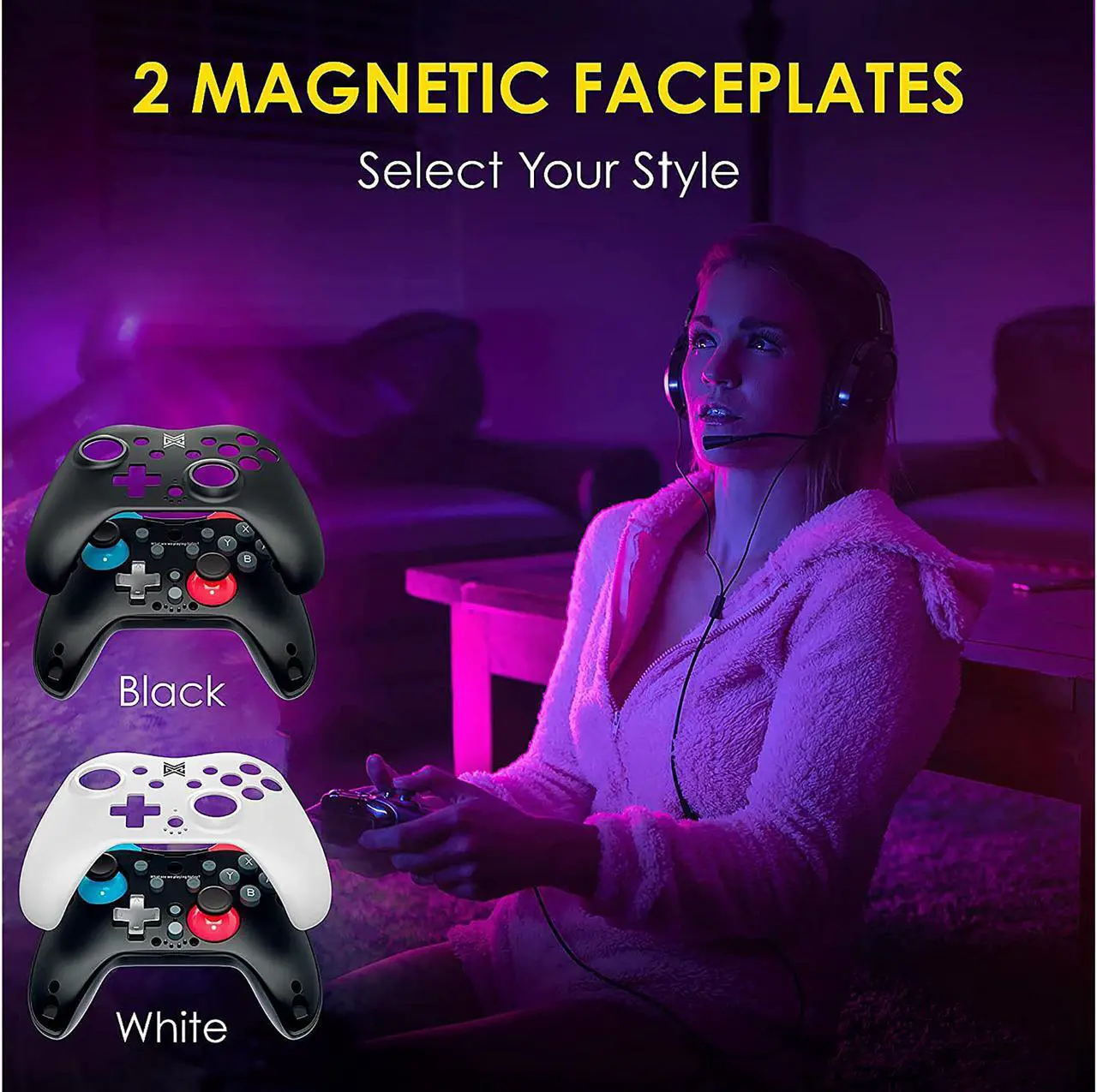 Alt view image 17 of 20 - Mobile Gaming Corps Switchplate Nintendo Switch Wireless Controller