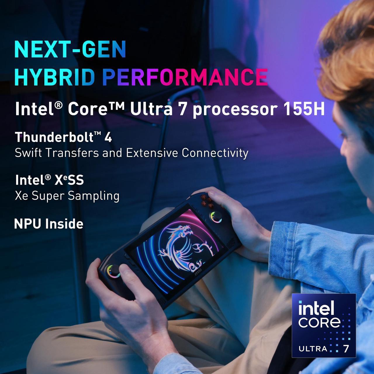 Alt view image 19 of 20 - MSI Handheld CLAW A1M-050US 7" FHD 120Hz Intel Core Ultra 7-155H 16GB 1TB