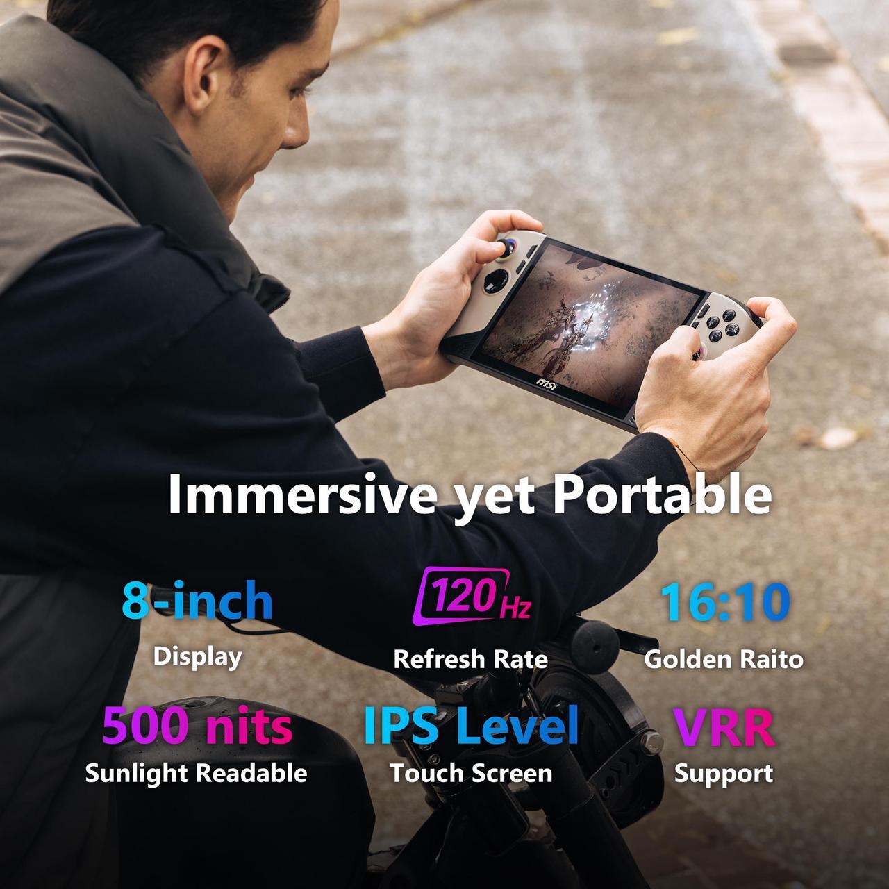Alt view image 8 of 10 - Claw 8 AI+ A2VM-001US Handheld Portable Gaming
