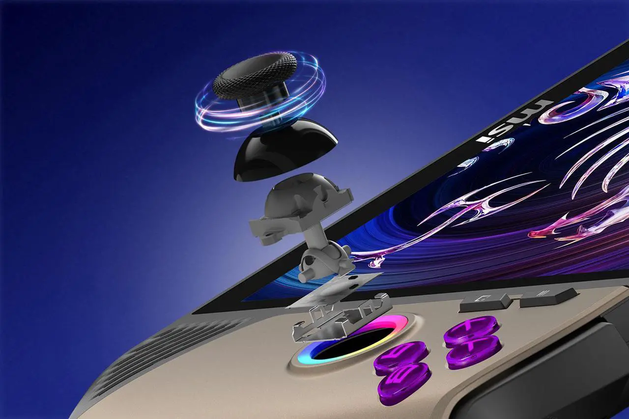 Alt view image 7 of 8 - MSI Claw 8 AI+ Handheld Gaming Console