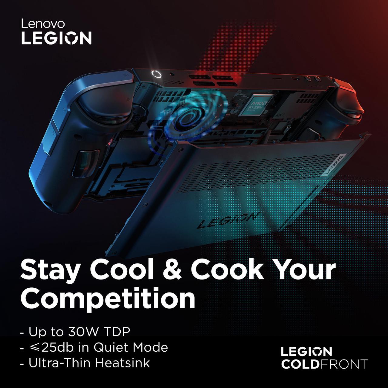 Alt view image 21 of 20 - Lenovo Legion Go Handheld Touchscreen Gaming PC - Shadow Black [AMD Ryzen Z1 Extreme 16GB RAM 512GB SSD] Includes 1 Year Legion Ultimate Support plan 24/7/365