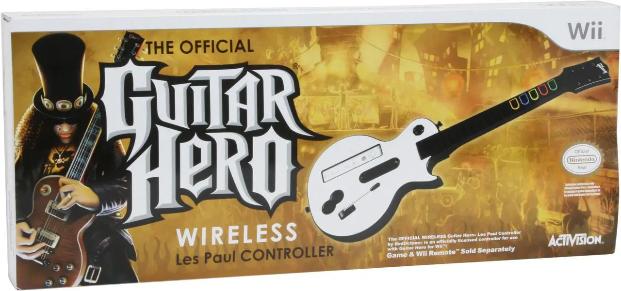 Alt view image 8 of 8 - Les Paul Wireless Guitar Hero 3 Wii Guitar Controller Activision