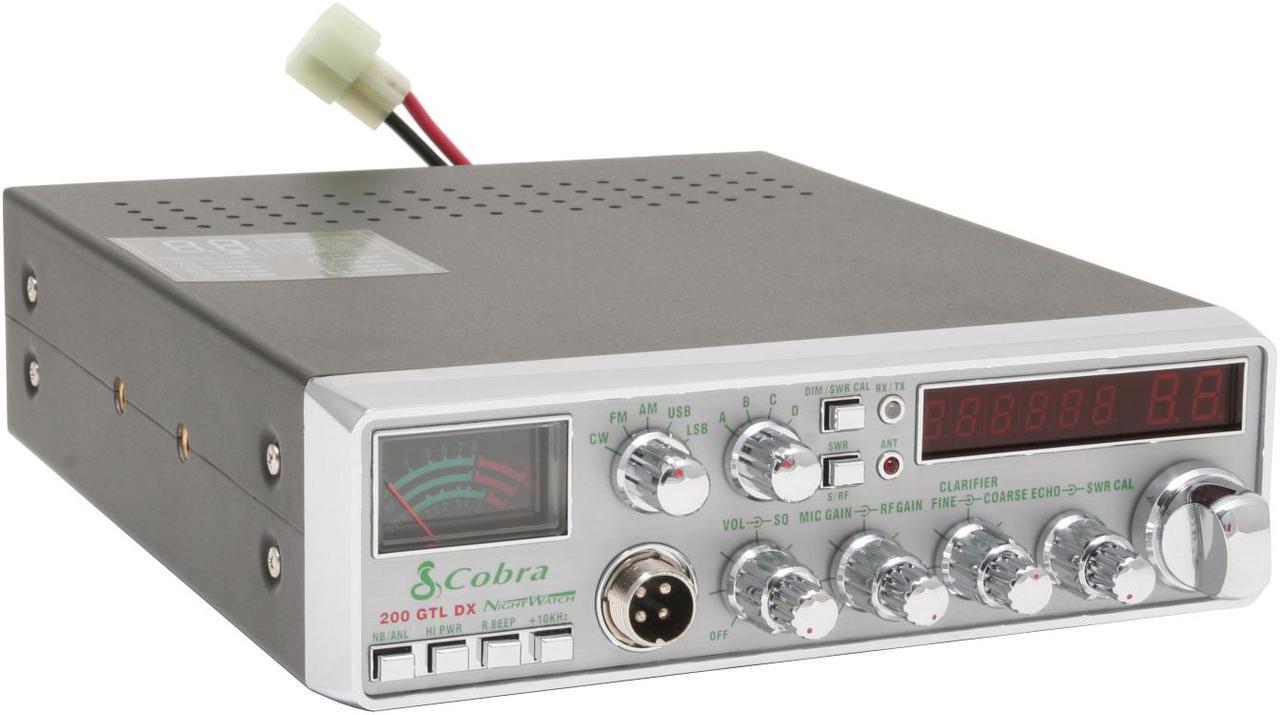 Alt view image 2 of 7 - Cobra 200-GTL DX Full featured AM/FM/SSB/CW 10 Meter Amateur Radio with Nigtwatch illumination