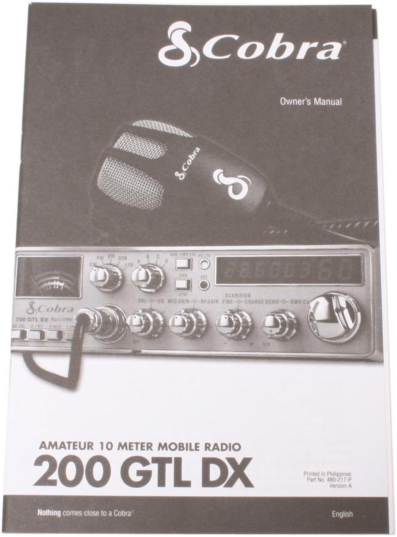 Alt view image 6 of 7 - Cobra 200-GTL DX Full featured AM/FM/SSB/CW 10 Meter Amateur Radio with Nigtwatch illumination