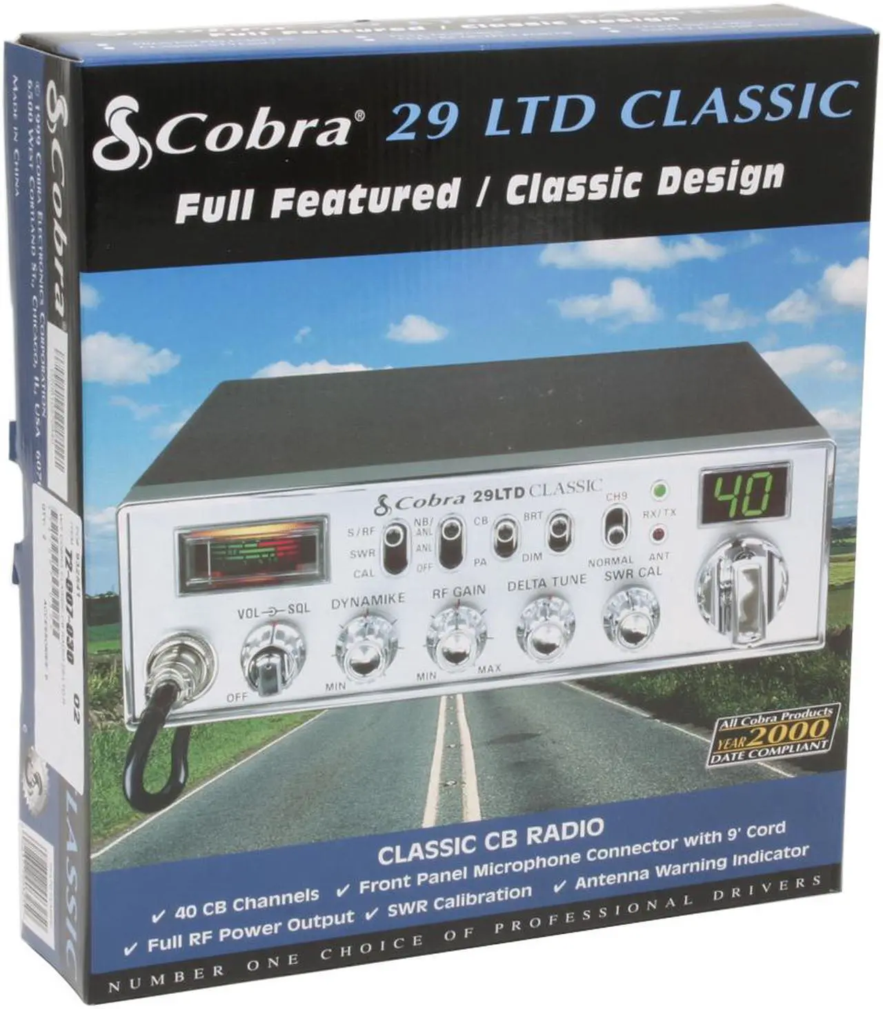 Alt view image 6 of 6 - Cobra 29 LTD Classic CB Radio