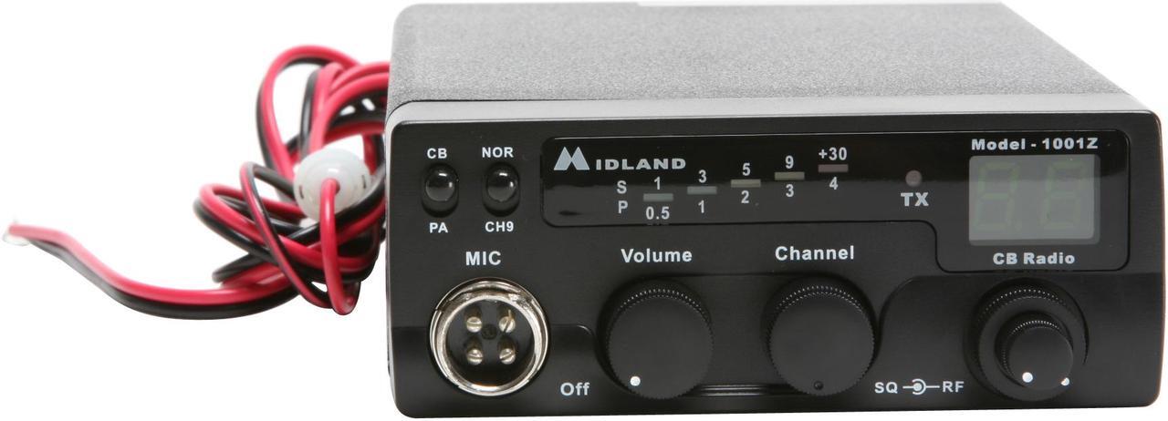 Alt view image 4 of 11 - MIDLAND 1001Z 40 Channel CB Radio With 4-Watt Output Power and Instant Channel 9
