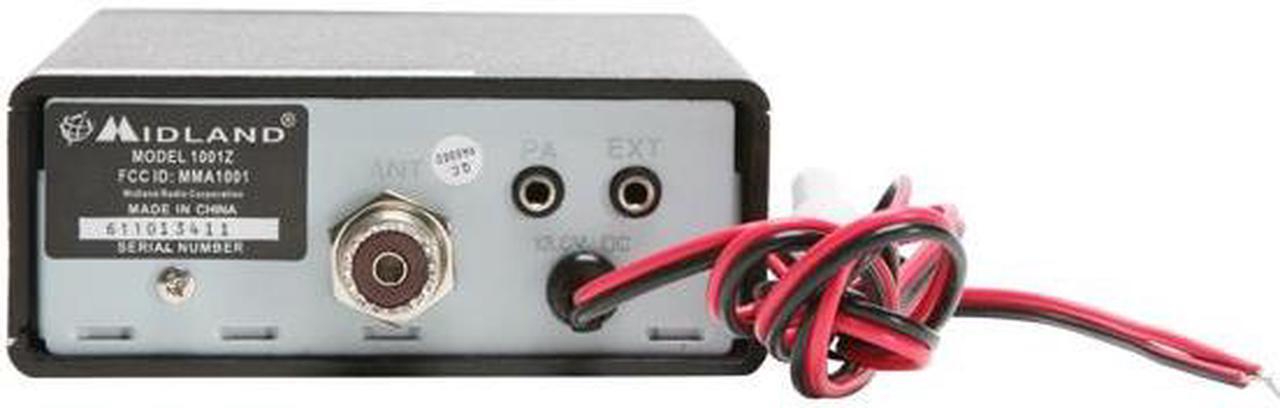 Alt view image 6 of 11 - MIDLAND 1001Z 40 Channel CB Radio With 4-Watt Output Power and Instant Channel 9
