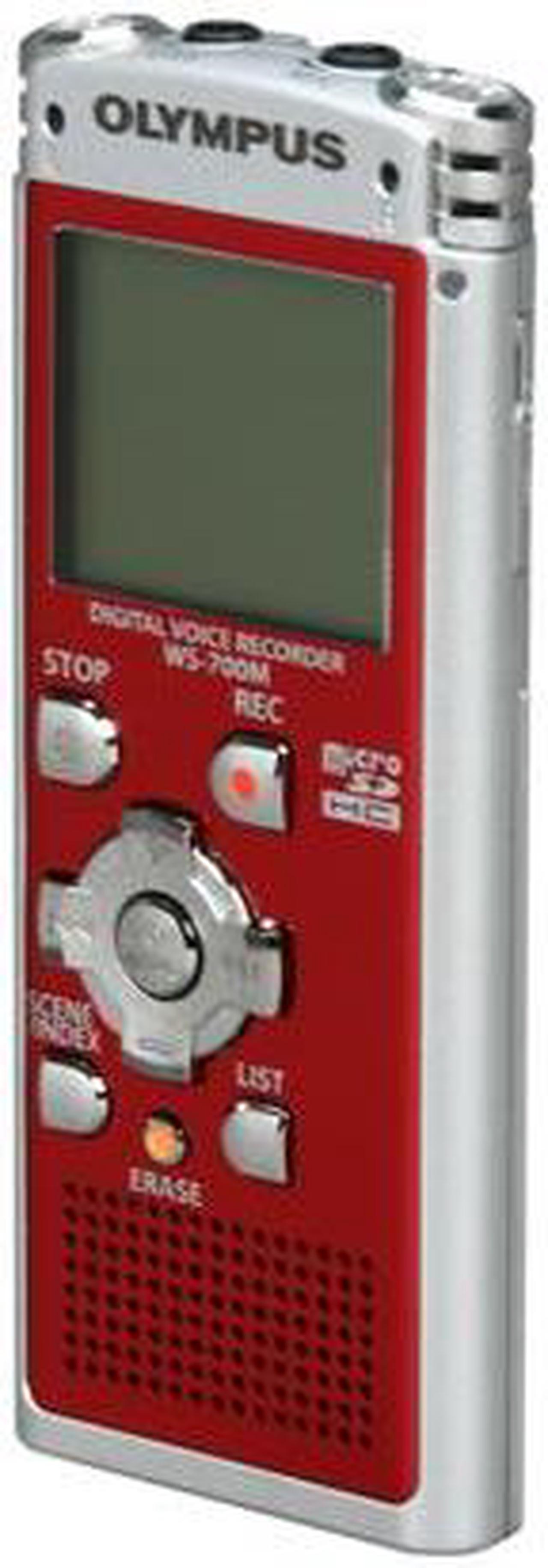 OLYMPUS WS-700M USB PC Interface Digital Voice Recorder (Red)