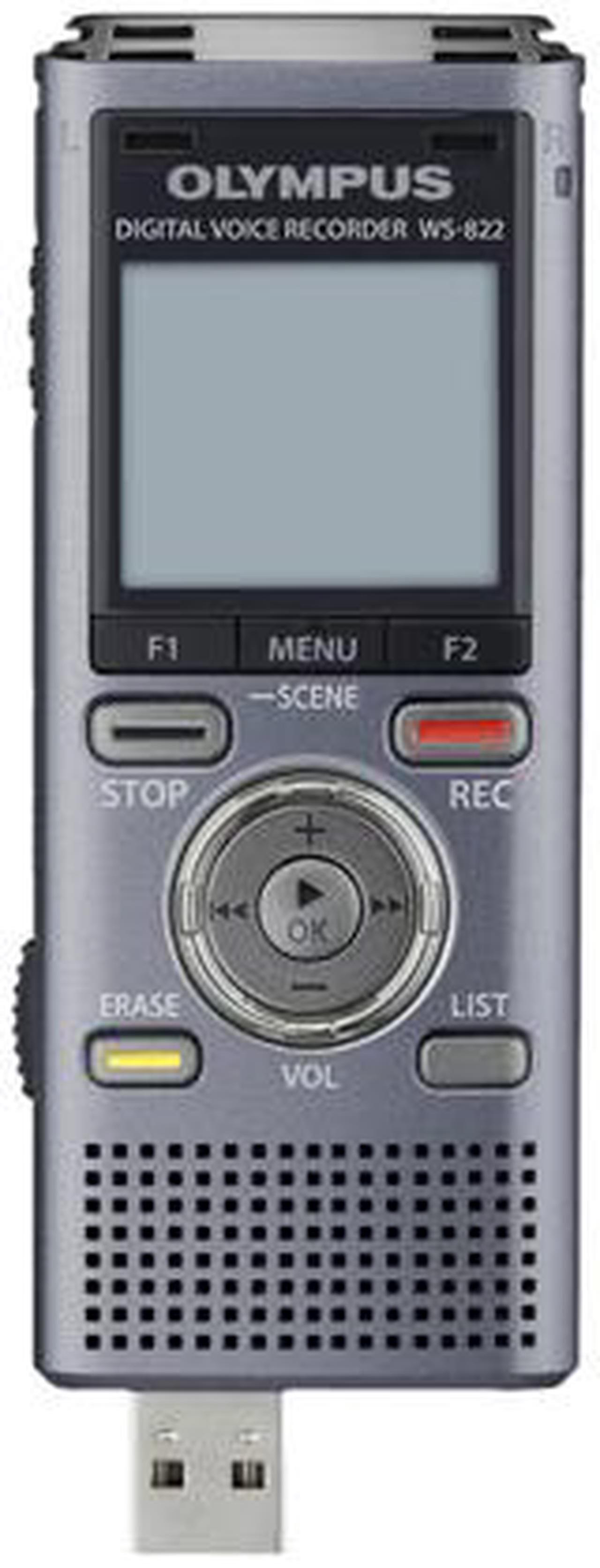 Alt view image 4 of 4 - Olympus WS-822 4GB Digital Voice Recorder
