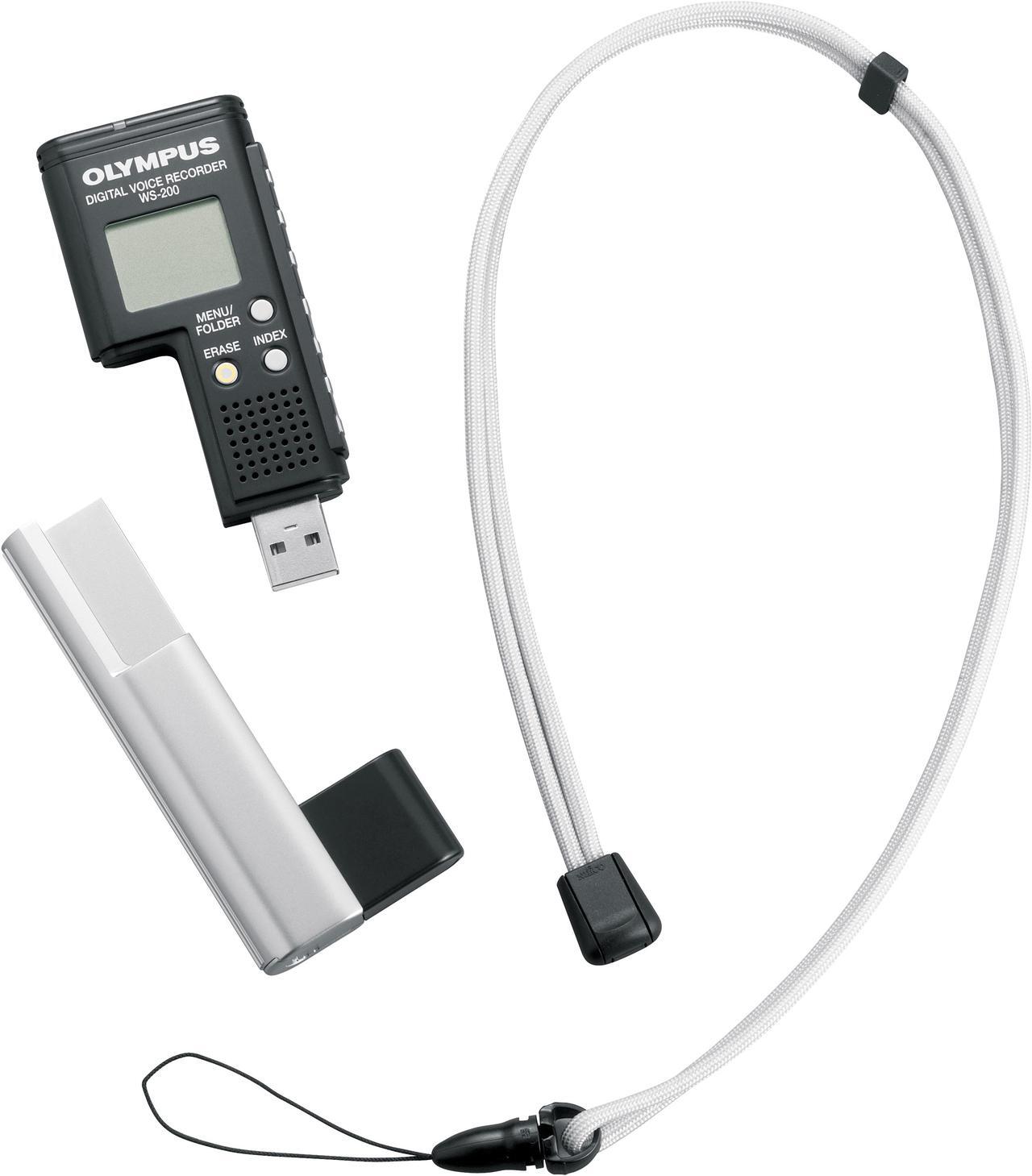 Alt view image 2 of 4 - OLYMPUS WS-200S USB2.0 PC Interface Digital Voice Recorder Up to 55 Hours of recording time