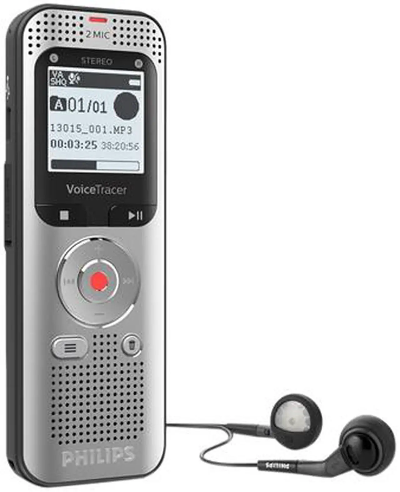 Alt view image 6 of 7 - Philips DVT2050 Voice Tracer Audio Recorder