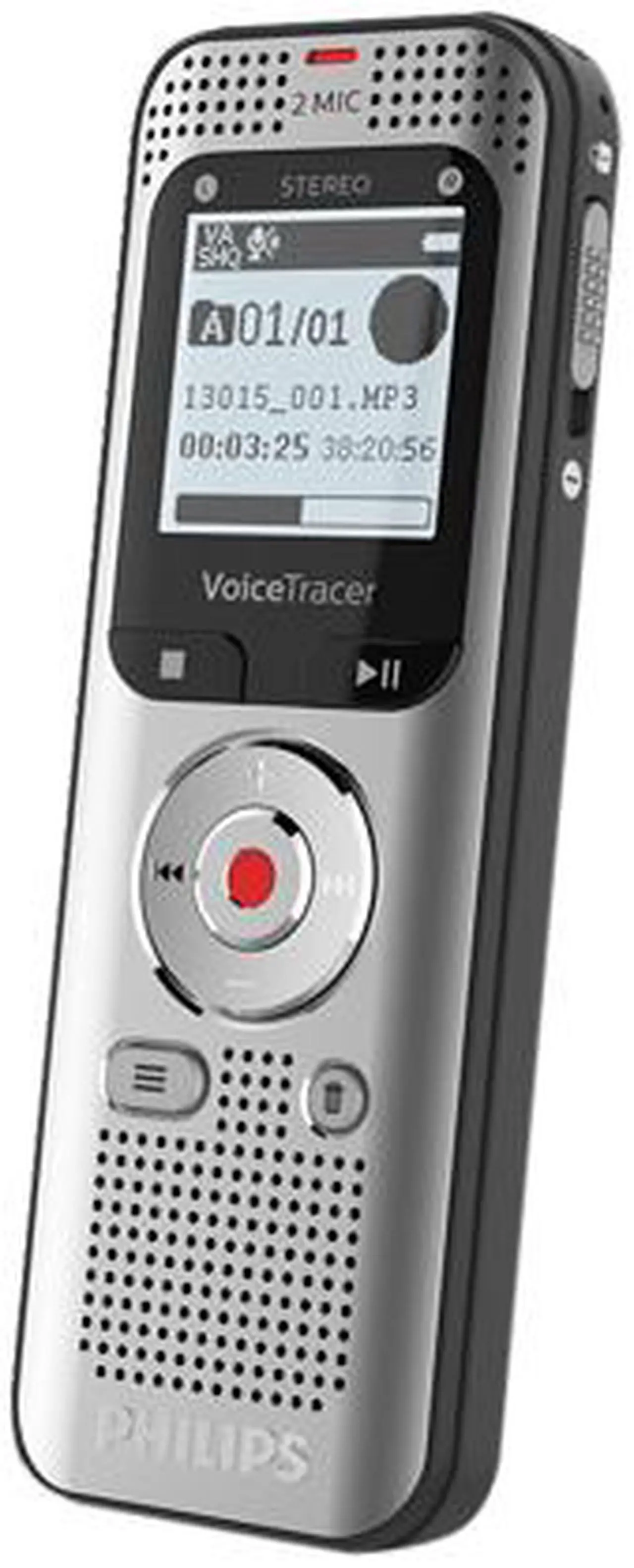 Alt view image 2 of 7 - Philips DVT2050 Voice Tracer Audio Recorder