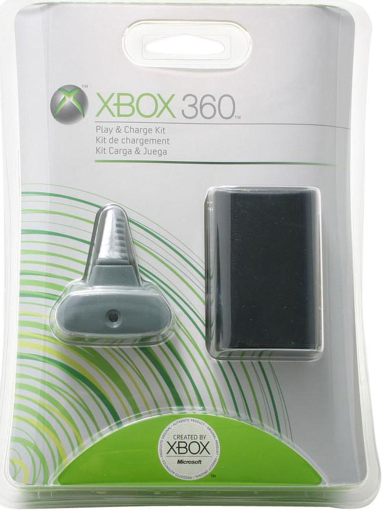 Main image of Microsoft Xbox 360 Play & Charge Kit - Black