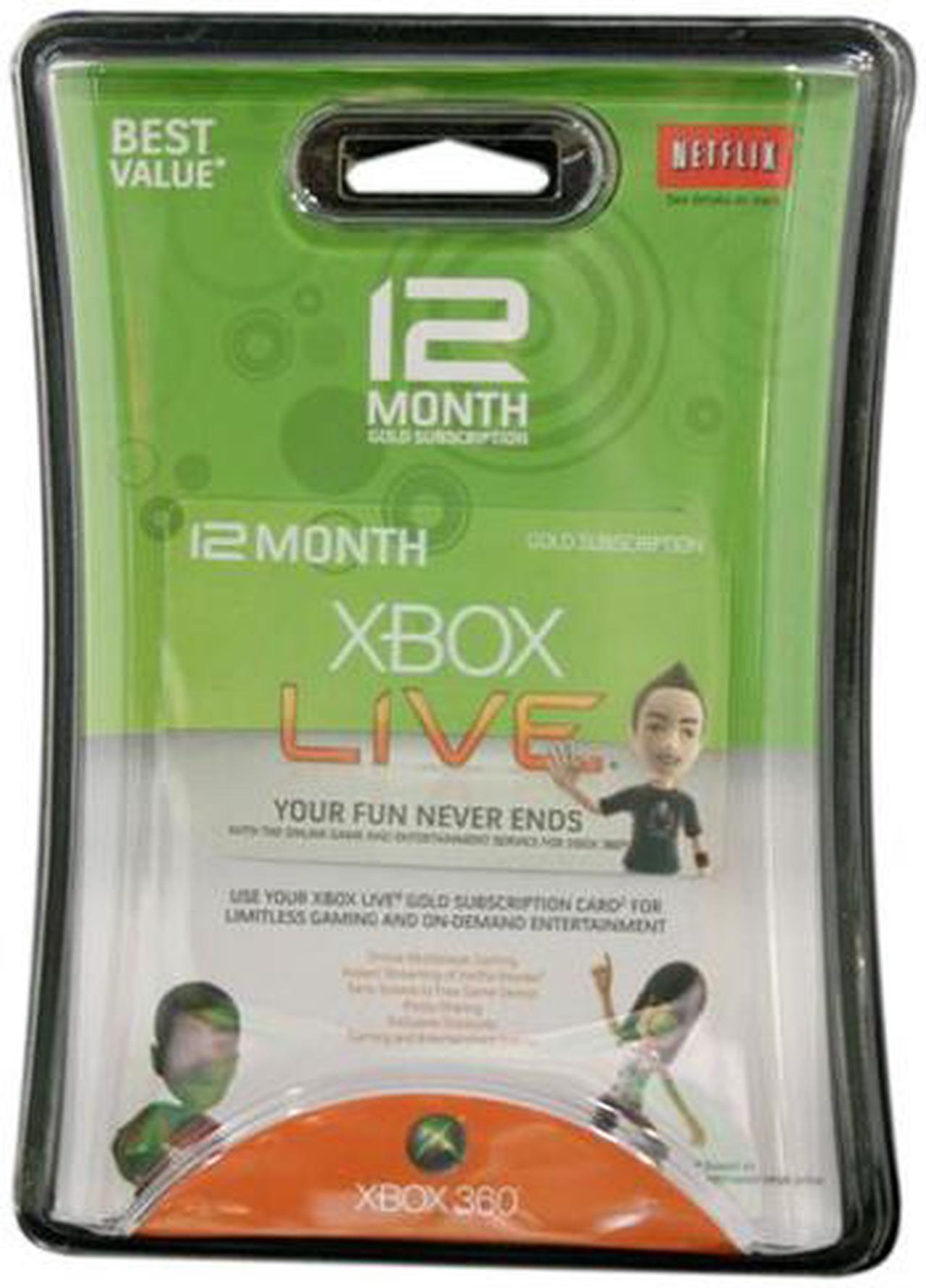 Main image of Microsoft XBOX Live 12 Month Subscription