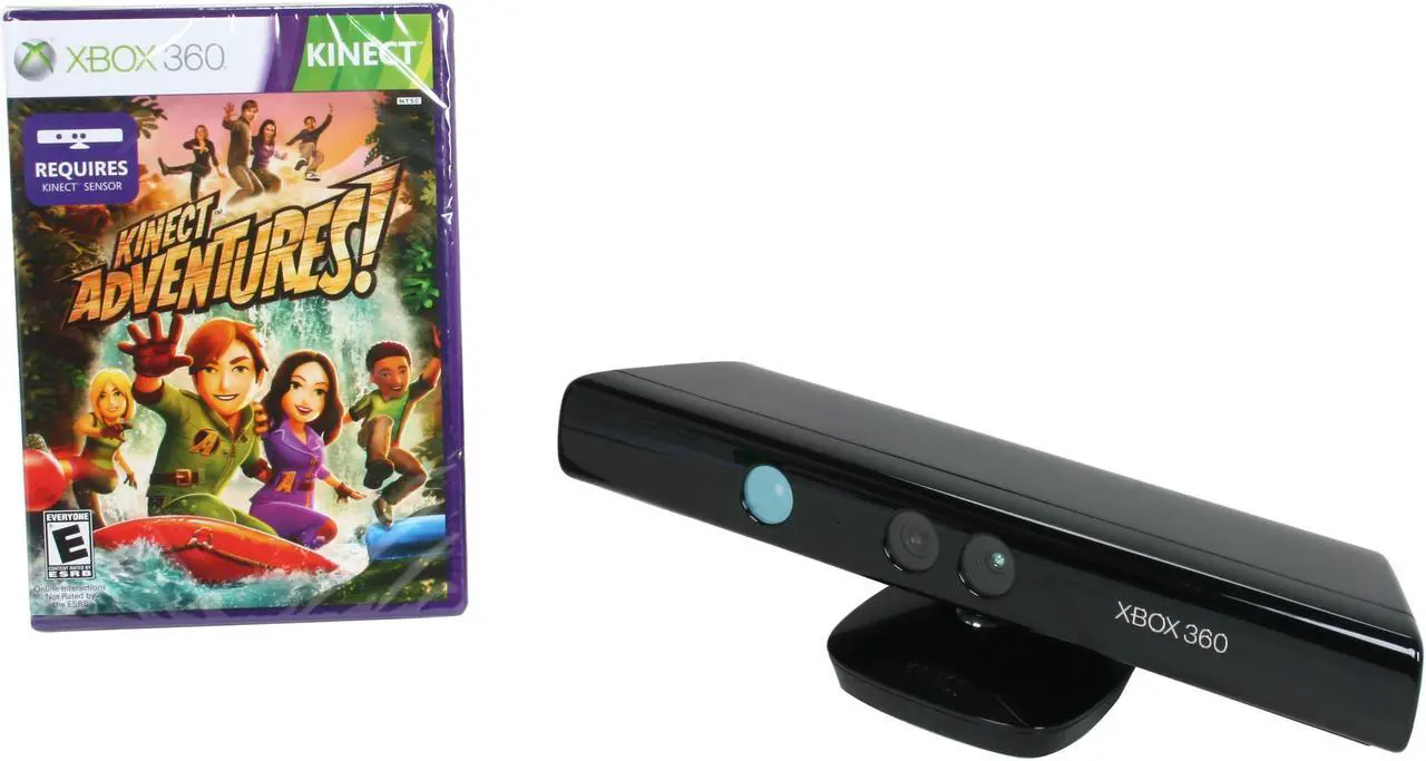 Alt view image 2 of 7 - Microsoft Kinect w/Kinect Adventures for XBOX 360