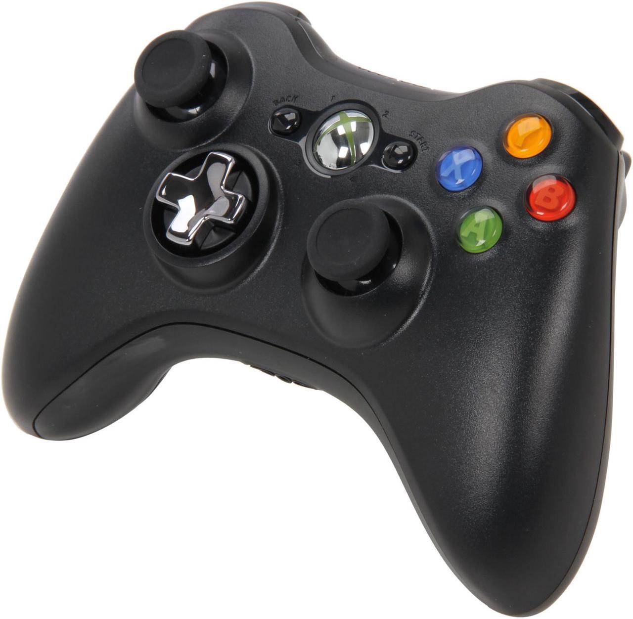 Xbox 360 Wireless Controller with Play & Charge Kit Black