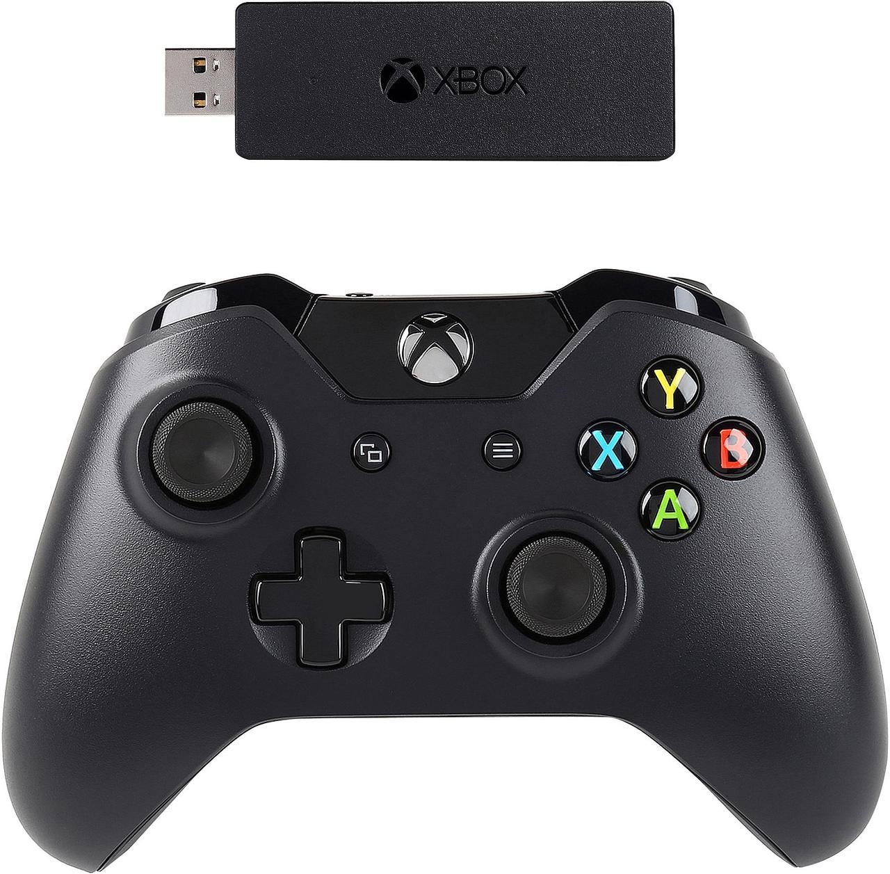 Microsoft Xbox One Controller + Wireless Adapter for Windows 10