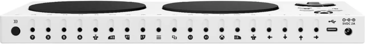 Alt view image 2 of 6 - Microsoft Xbox Adaptive Controller - White  JMU-00003