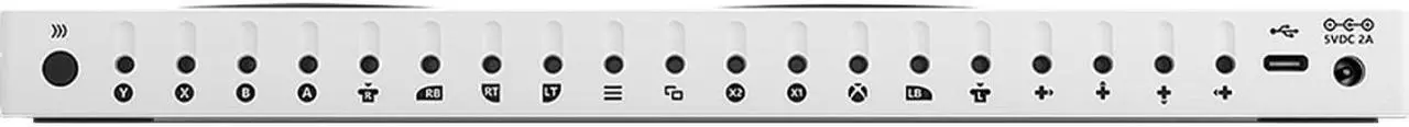 Alt view image 3 of 6 - Microsoft Xbox Adaptive Controller - White  JMU-00003
