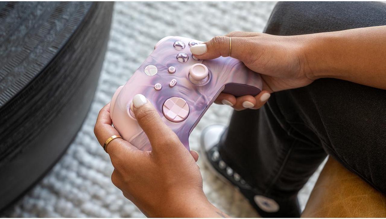 Alt view image 9 of 16 - Xbox Wireless Controller - Dream Cloud Vapor