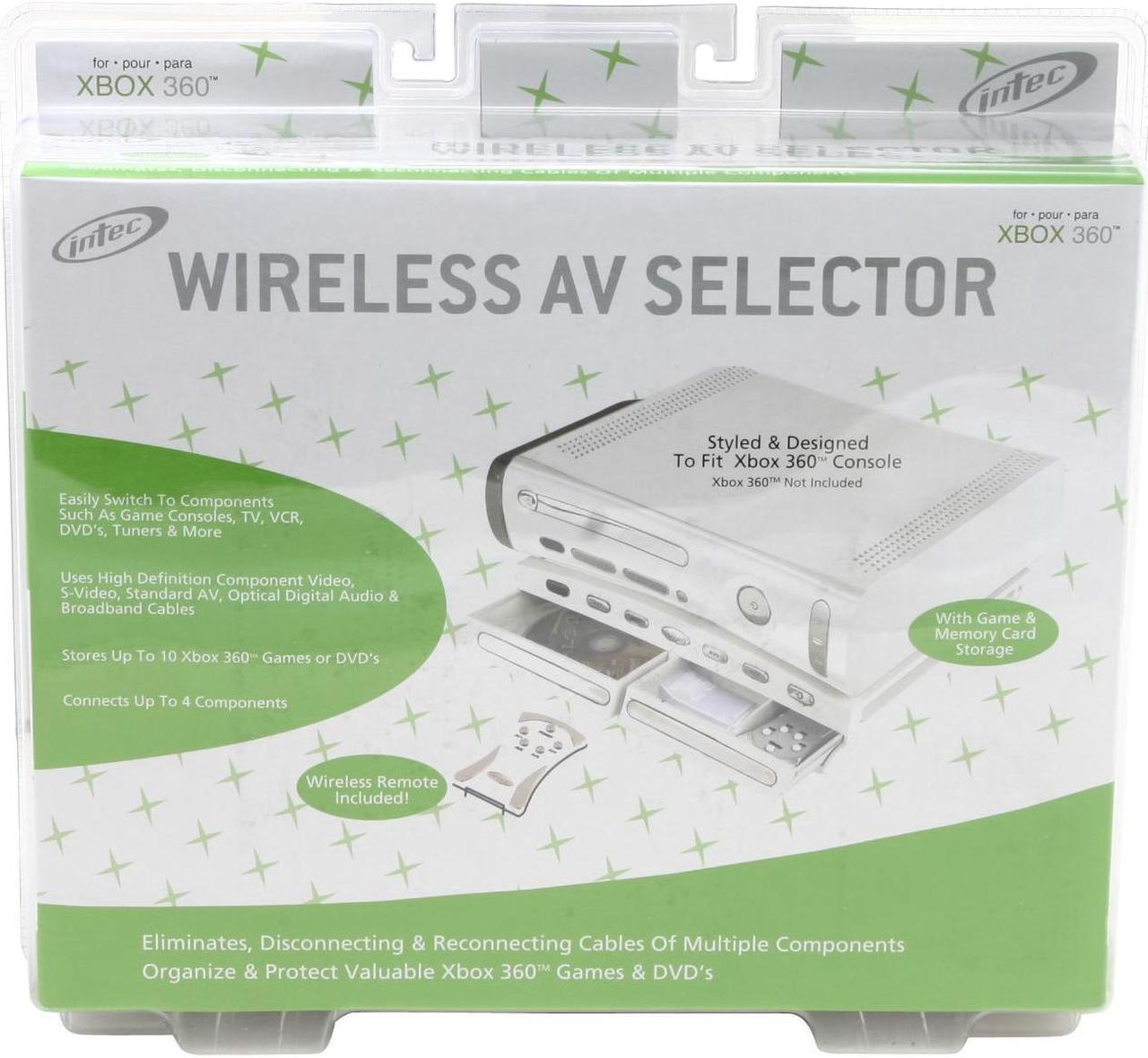 Main image of Intec XBOX 360 Wireless A/V Selector & Storage