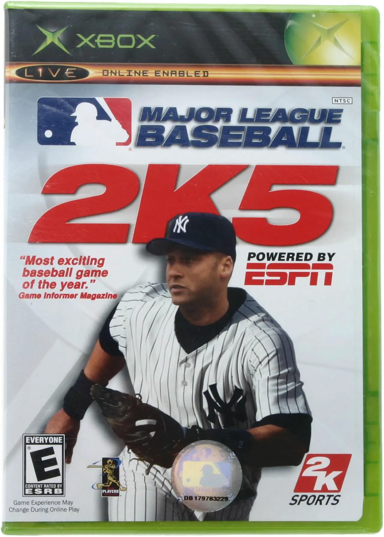 Main image of ESPN Major League Baseball 2K5 XBOX game 2K Games