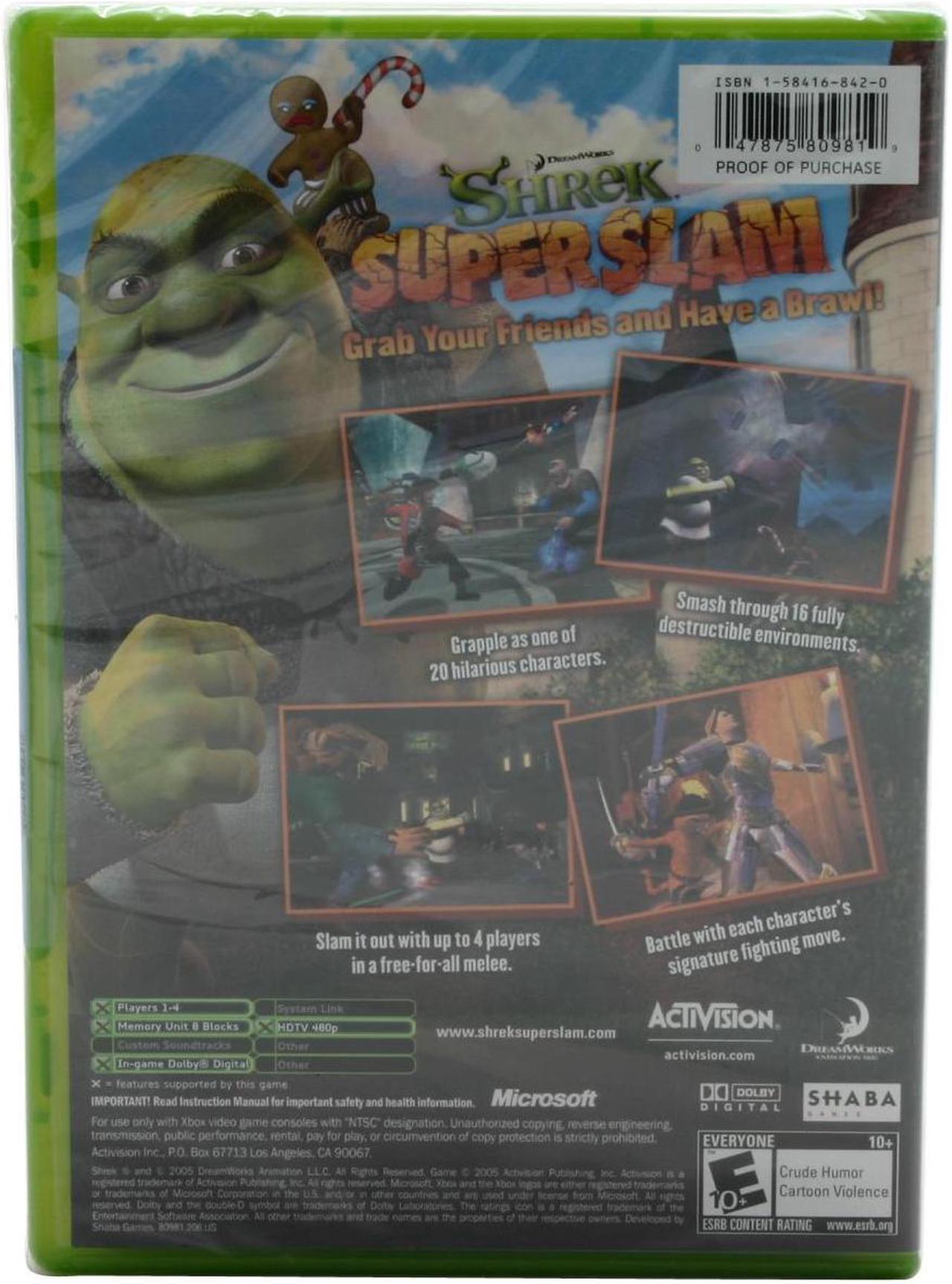 Alt view image 2 of 18 - Shrek Superslam XBOX game Activision
