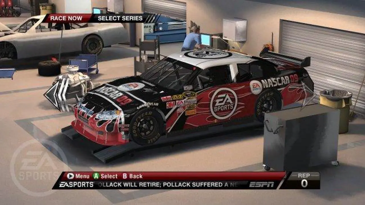 Alt view image 9 of 20 - NASCAR 09 Xbox 360 Game