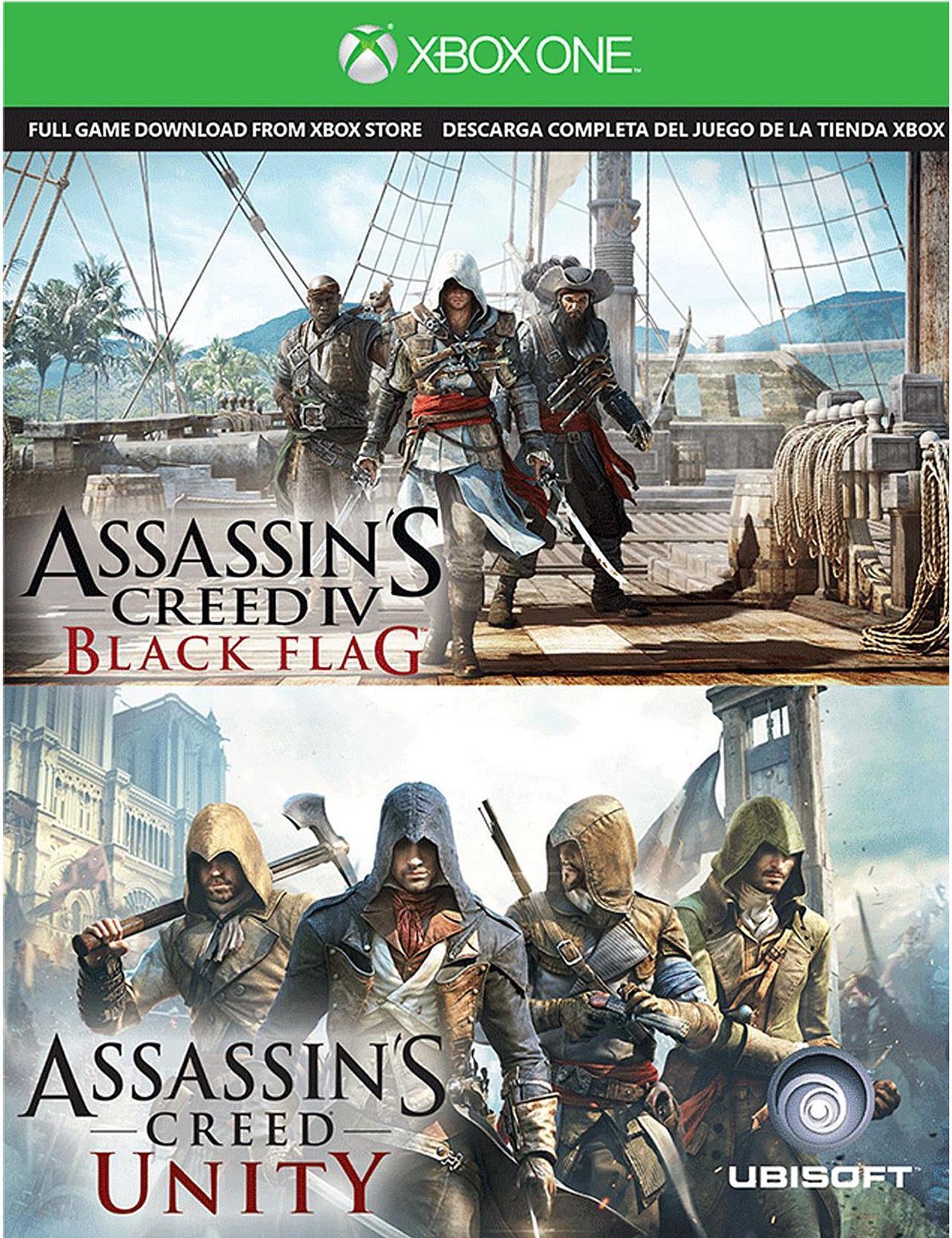 Main image of Assassin's Creed IV Black Flag & Assassin's Creed Unity - Xbox One