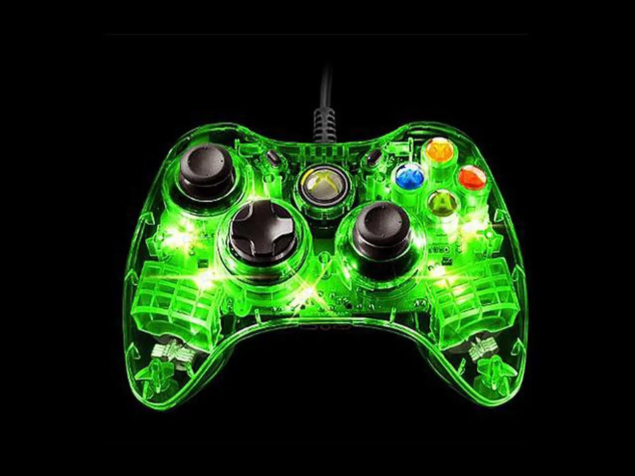 Alt view image 3 of 4 - Afterglow Wired Controller for Xbox 360 - Green