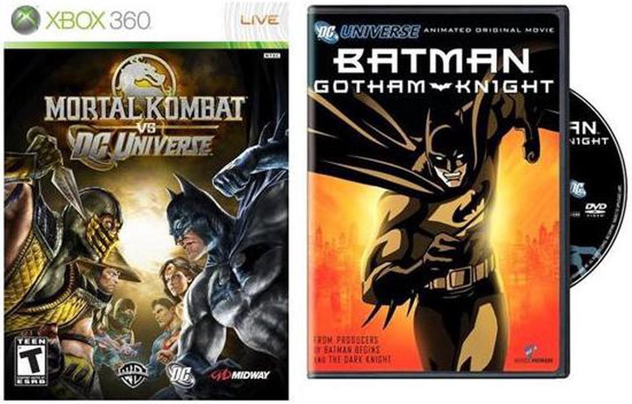 Main image of Mortal Kombat vs. DC Universe XBOX 360 w/ Batman Gotham Knight DVD Warner Bros. Studios
