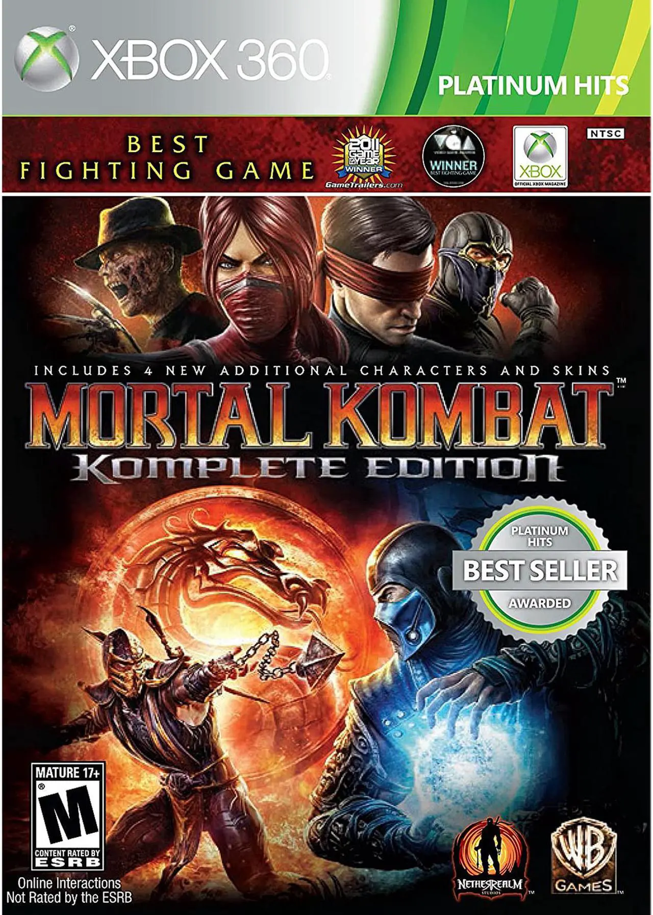 Main image of Mortal Kombat Komplete Edition Xbox 360 Game