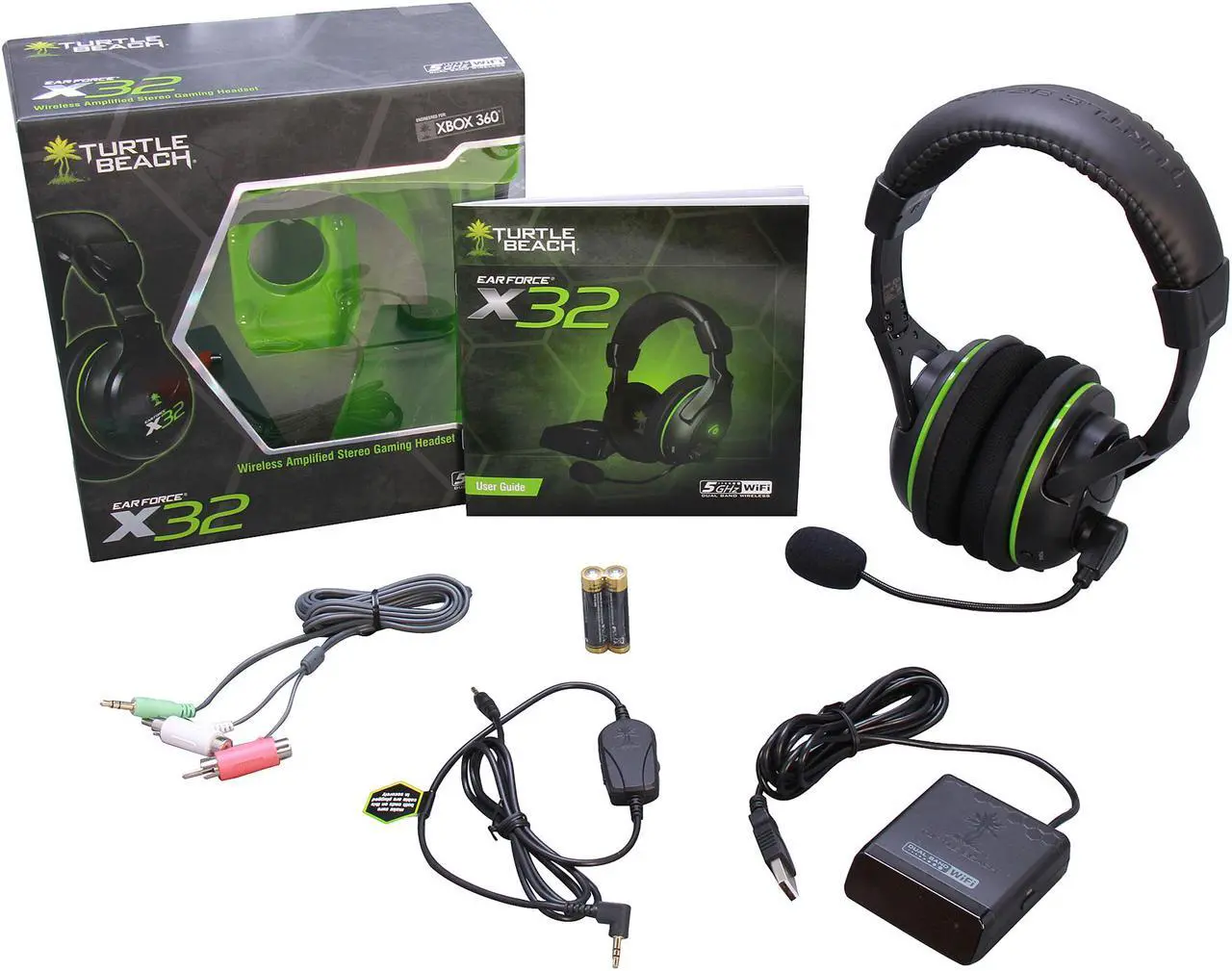 Alt view image 7 of 7 - Turtle Beach Ear Force X32 Wireless Amplified Stereo Headset for Xbox 360