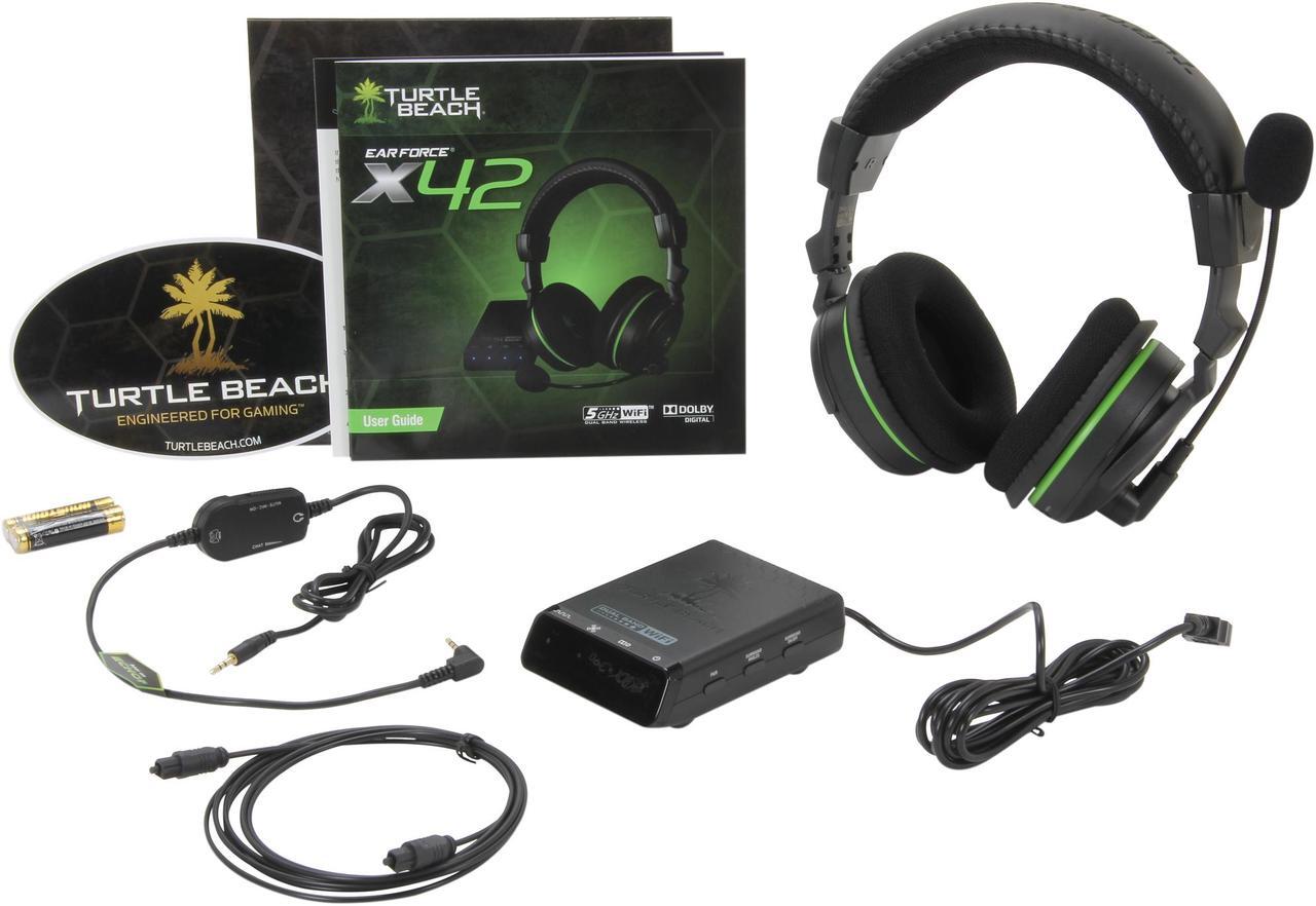 Alt view image 6 of 7 - Turtle Beach Ear Force X42 Premium Wireless Gaming Headset with Dolby Surround Sound for Xbox 360