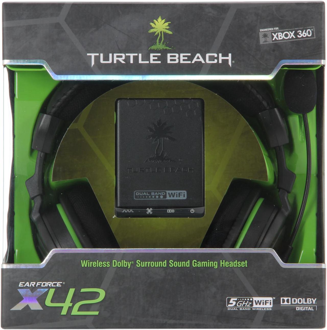 Alt view image 7 of 7 - Turtle Beach Ear Force X42 Premium Wireless Gaming Headset with Dolby Surround Sound for Xbox 360